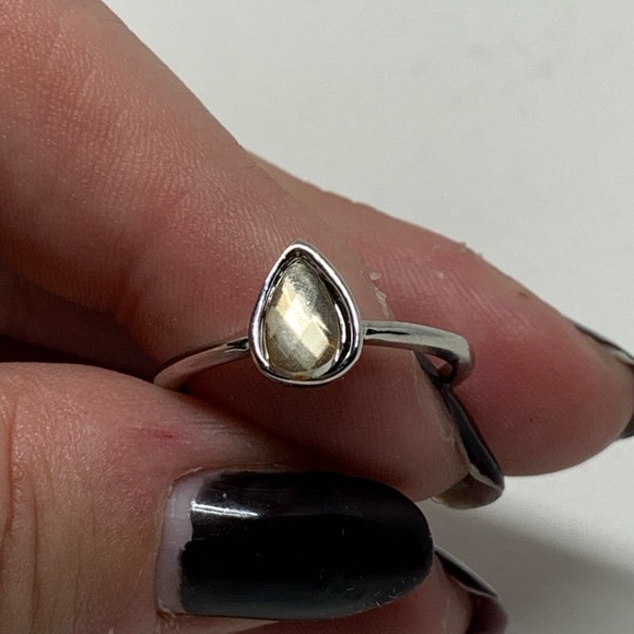 NWT • faux stone teardrop stack ring - Picture 4 of 4